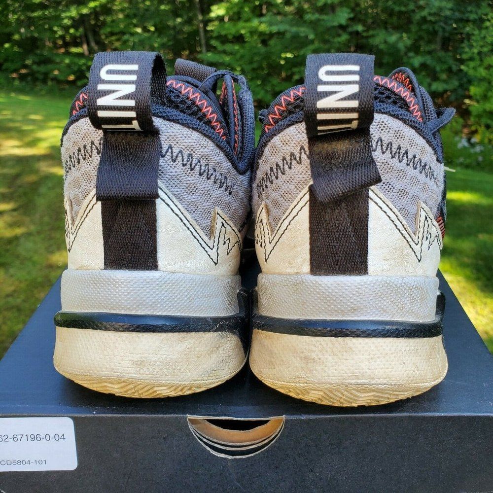 NIKE AIR JORDAN WHY NOT ZERO.3 United White GS Size 7Y CD5804-101 USED with box - Picture 8 of 8